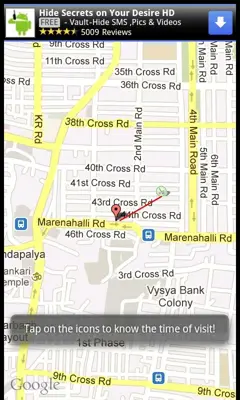 Cell Tracker android App screenshot 2